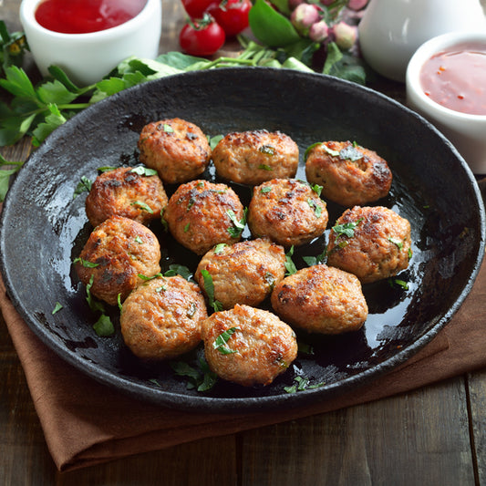 Wild Garlic and Svanetian Salt Meatballs