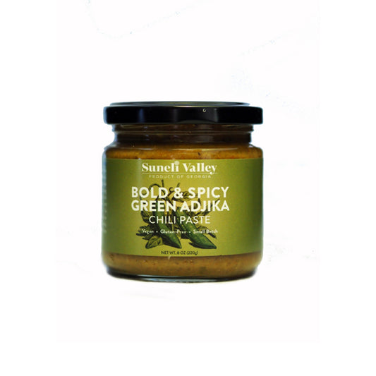 Adjika Green Chili Paste | Georgian Food in Jar - Suneli Valley