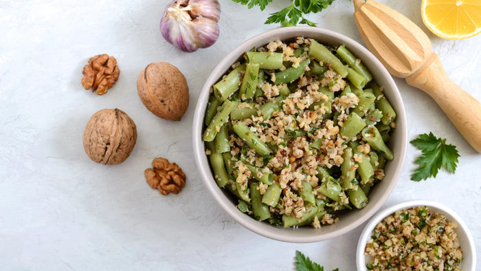 Georgian Green Beans with Walnuts